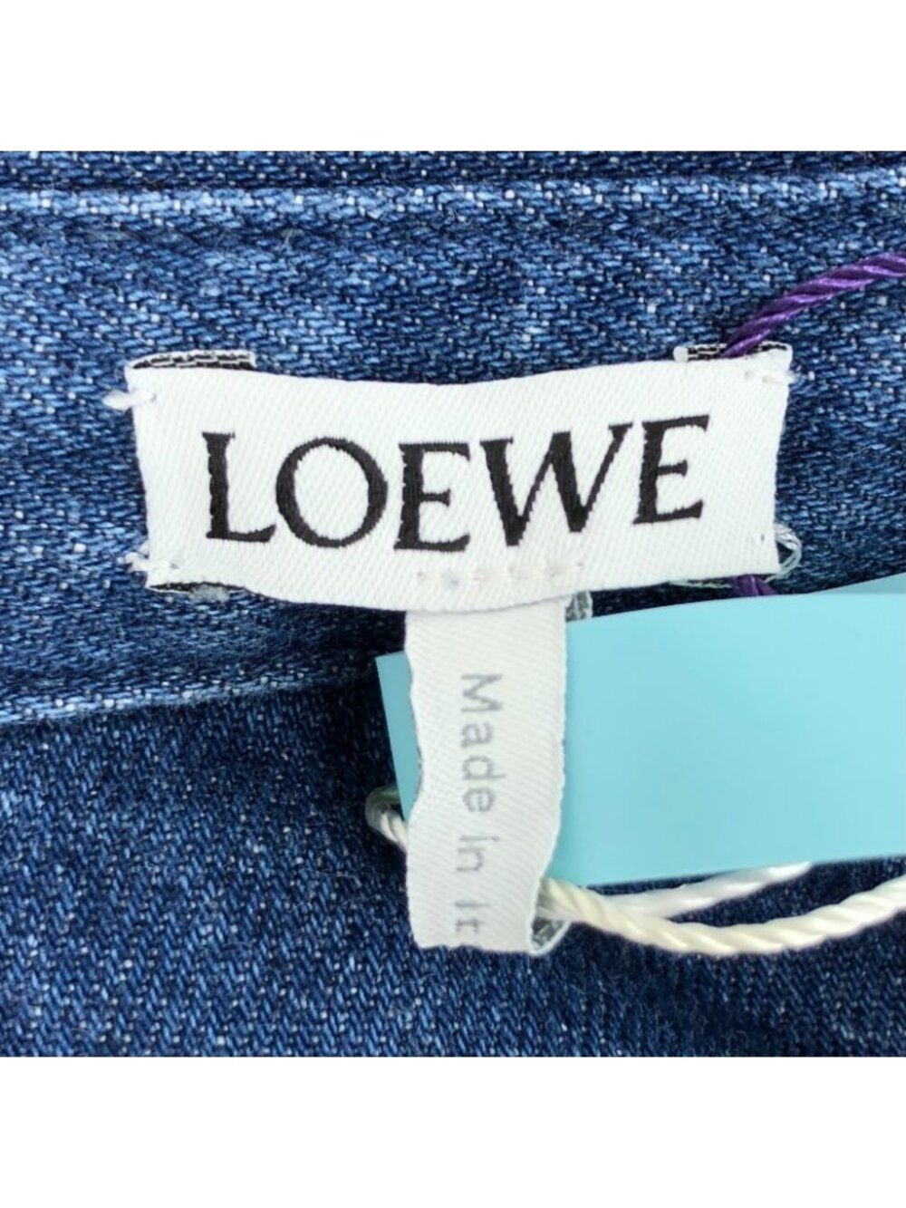 Loewe Blue Washed Denim Shirt - Picture 5 of 6